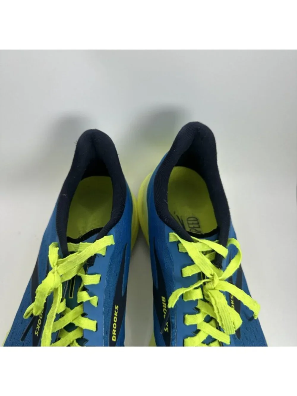 Brooks Hyperion Tempo Shoes Mens Size 9.5 D Blue Running Cushioned Trainer Gym